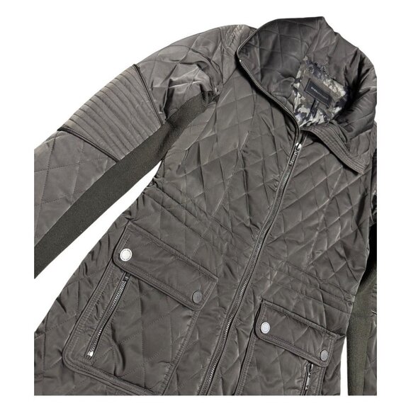 BCBG Maxazria Luxury Designer Winter Puffer Parka Coat Womens Medium - Picture 5 of 6